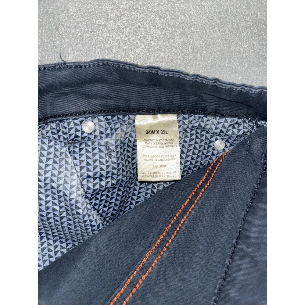Weatherproof Vintage Jeans Mens 34x32 Blue Denim‎ Cotton Stretch Straight Leg